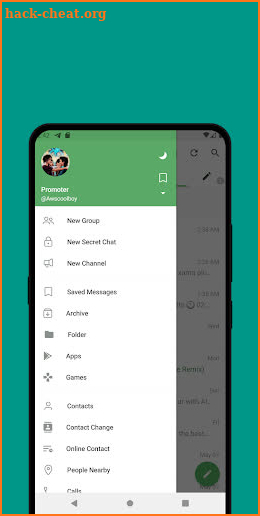 Plus Proxy messenger screenshot