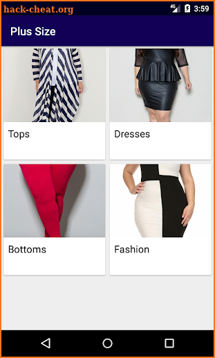 Plus Size Clothing screenshot