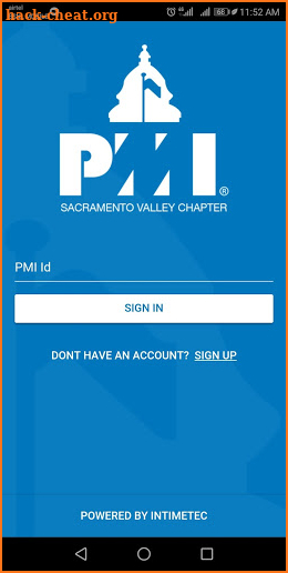 PMI Attendance User screenshot