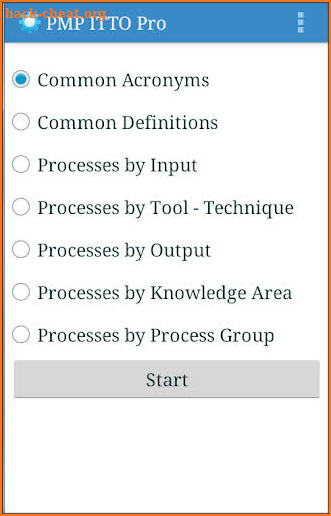 PMP ITTO Pro – Sixth Edition screenshot