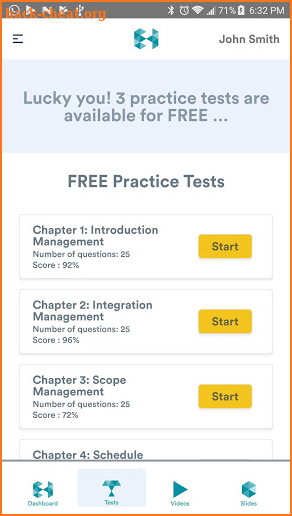 PMP Prep Questions & Videos screenshot