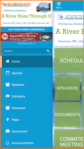 PNWS AWWA 2019 Conference screenshot