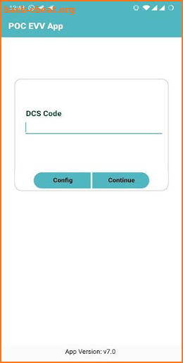 POC EVV App screenshot