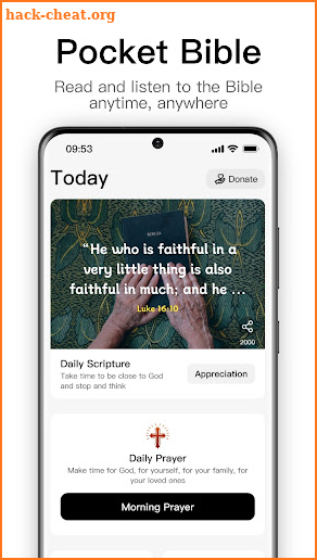 Pocket Bible - Audio version screenshot