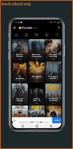 Pocket Cine Pro Smart Tv Guide screenshot