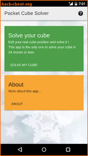 Pocket Cube Solver screenshot