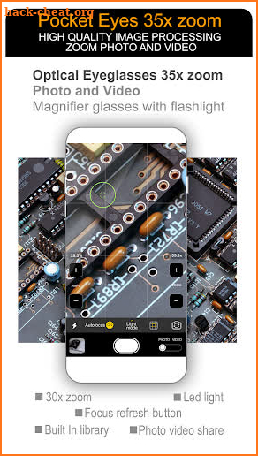 Pocket Eyes reading glasses. (Magnifier glasses) screenshot