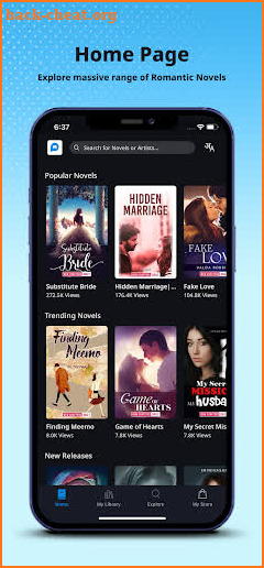 Pocket Novel Reader screenshot