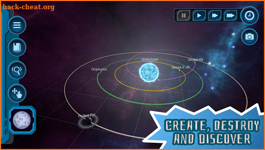 Pocket Universe - 3D Gravity Sandbox Free screenshot