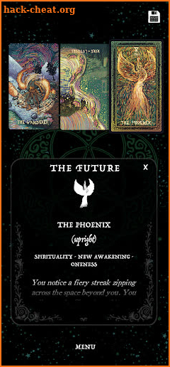 Pocket Visions Tarot screenshot