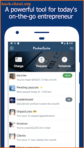 PocketSuite - Schedule clients & get paid faster screenshot