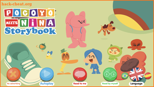 Pocoyo meets Nina - Storybook screenshot