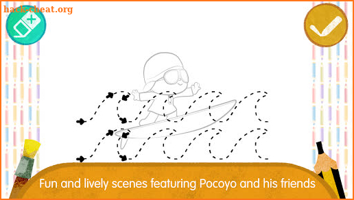 Pocoyo Pre-Writing Lines & Strokes for Kids screenshot