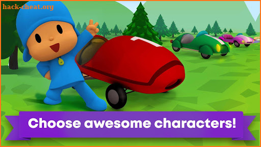 Pocoyo Racing: Kids Car Race - Fast 3D Adventure screenshot