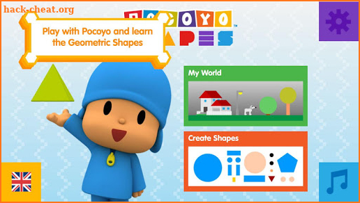 Pocoyo Shapes Free screenshot