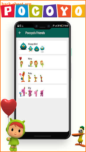 Pocoyo Stickers For WhatsApp | Cartoon WAStickers screenshot