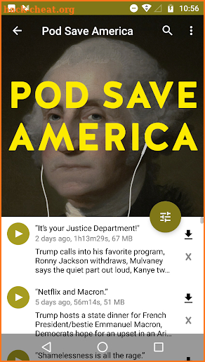 Pod Save America - Podcast screenshot