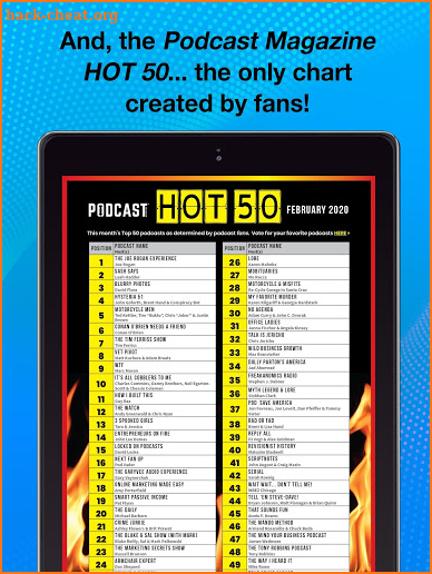 Podcast Magazine screenshot