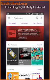 Podcast Player screenshot