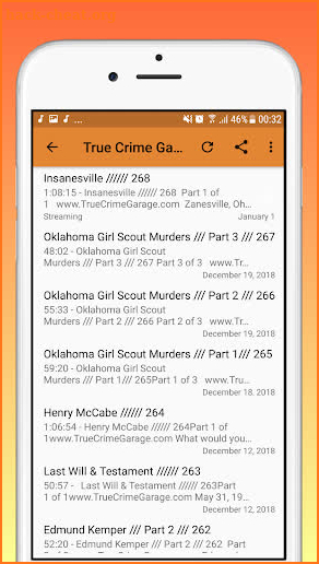 Podcast : True Crime Garage Podcast screenshot