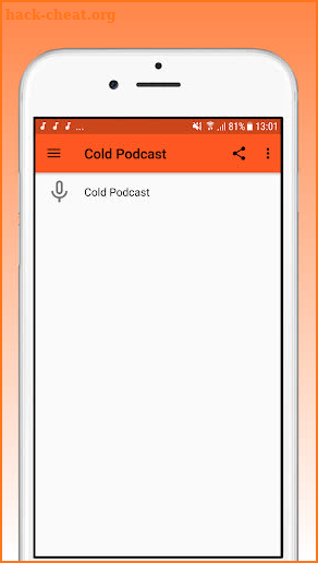 Podcasts :  Cold Podcast screenshot