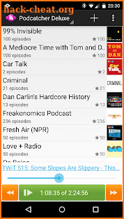Podcatcher Deluxe screenshot