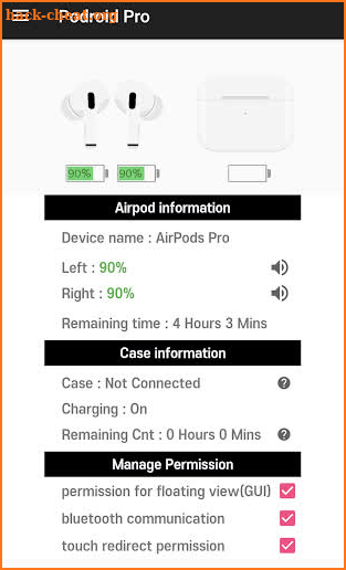 PodroidPro(Using Airpodpro on android like iphone) screenshot