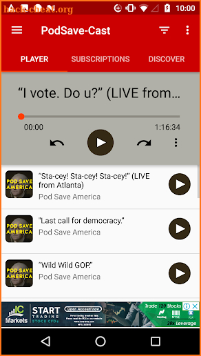 PodSave Cast : Pod Save American screenshot