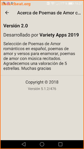 Poemas de Amor con Música screenshot