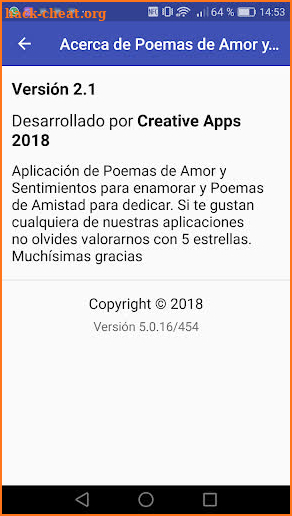 Poemas de Amor Y Amistad screenshot