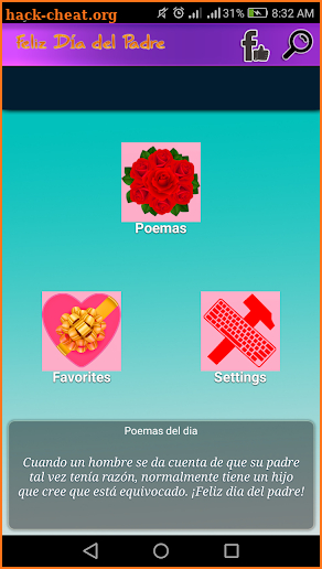 poemas para el dia del padre 2018 screenshot