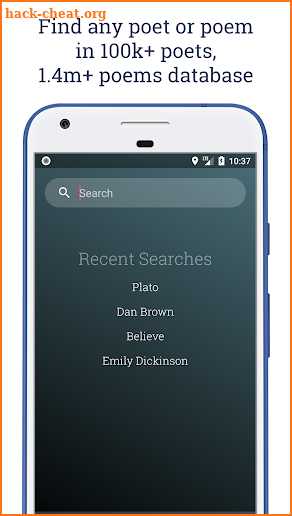 Poemhunter screenshot