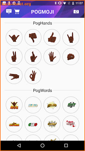 Pogmoji Stickers screenshot