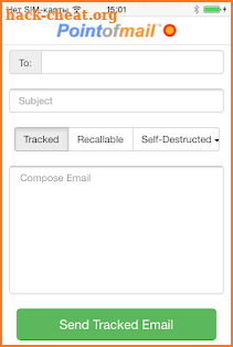 Pointofmail Email Tracking and Recall screenshot