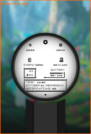 Poke Pixel Watchface screenshot