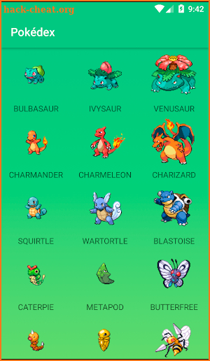 Pokédex - Lista de Pokemon! screenshot