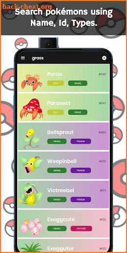 Pokedex - mini-encyclopedia screenshot