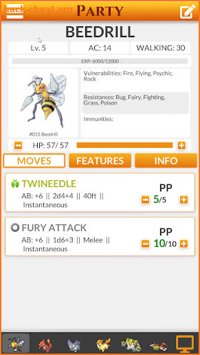 Pokedex5E screenshot