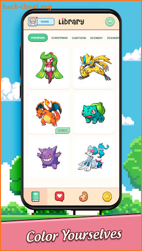 PokeDraw Color By Number - Art Pixel Coloring screenshot