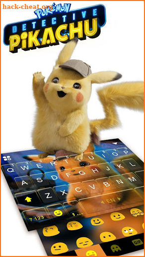 Pokémon Detective Pikachu Keyboard Theme screenshot