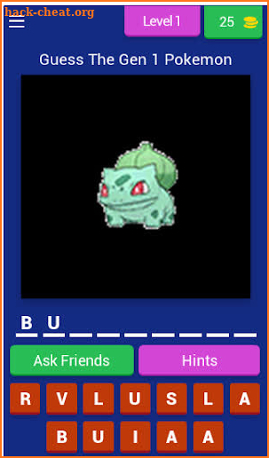 Pokemon Master Quiz Generation 1 screenshot