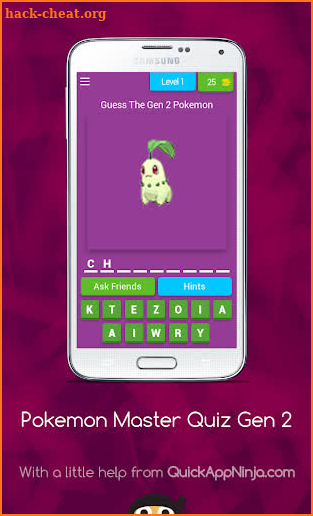 Pokemon Master Quiz Generation 2 screenshot