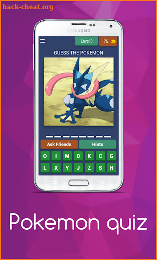 Pokemon quiz screenshot