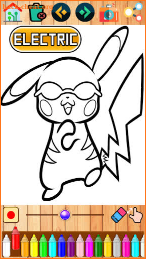 pokemonsters coloring book screenshot