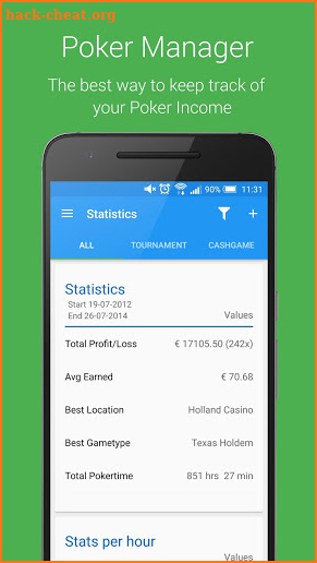 Poker Manager PRO screenshot