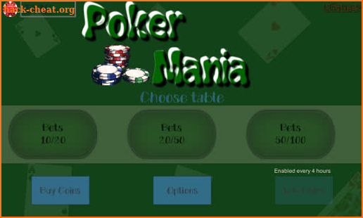 Poker Mania screenshot