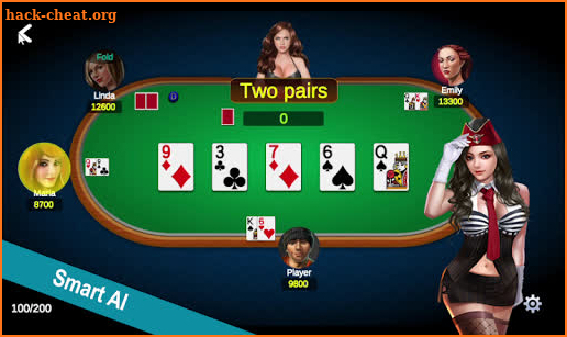 Poker Offline Free 2019 - Texas Holdem With Girl screenshot