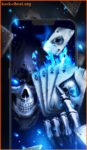 Poker Skull Live Wallpaper screenshot