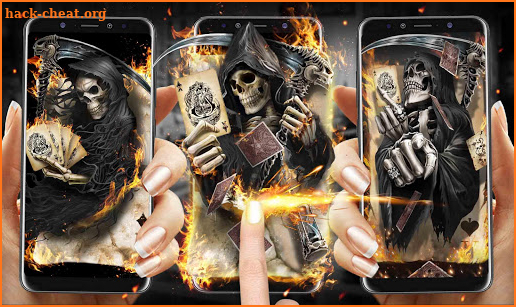 Poker Skull Live Wallpapers screenshot