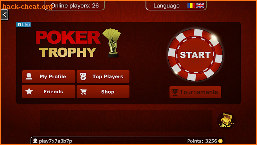 Poker Trophy - Online Texas Holdem Poker screenshot